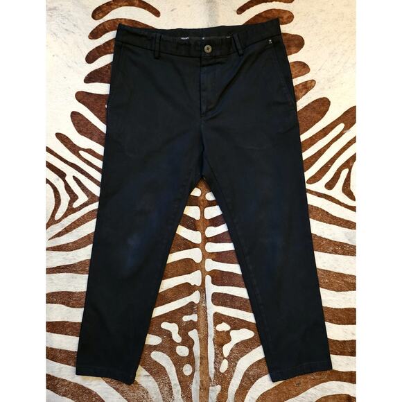 Versace Collection Mens Straight Leg Dress Pants Black EUR 50 180/84A Italy - Picture 1 of 8
